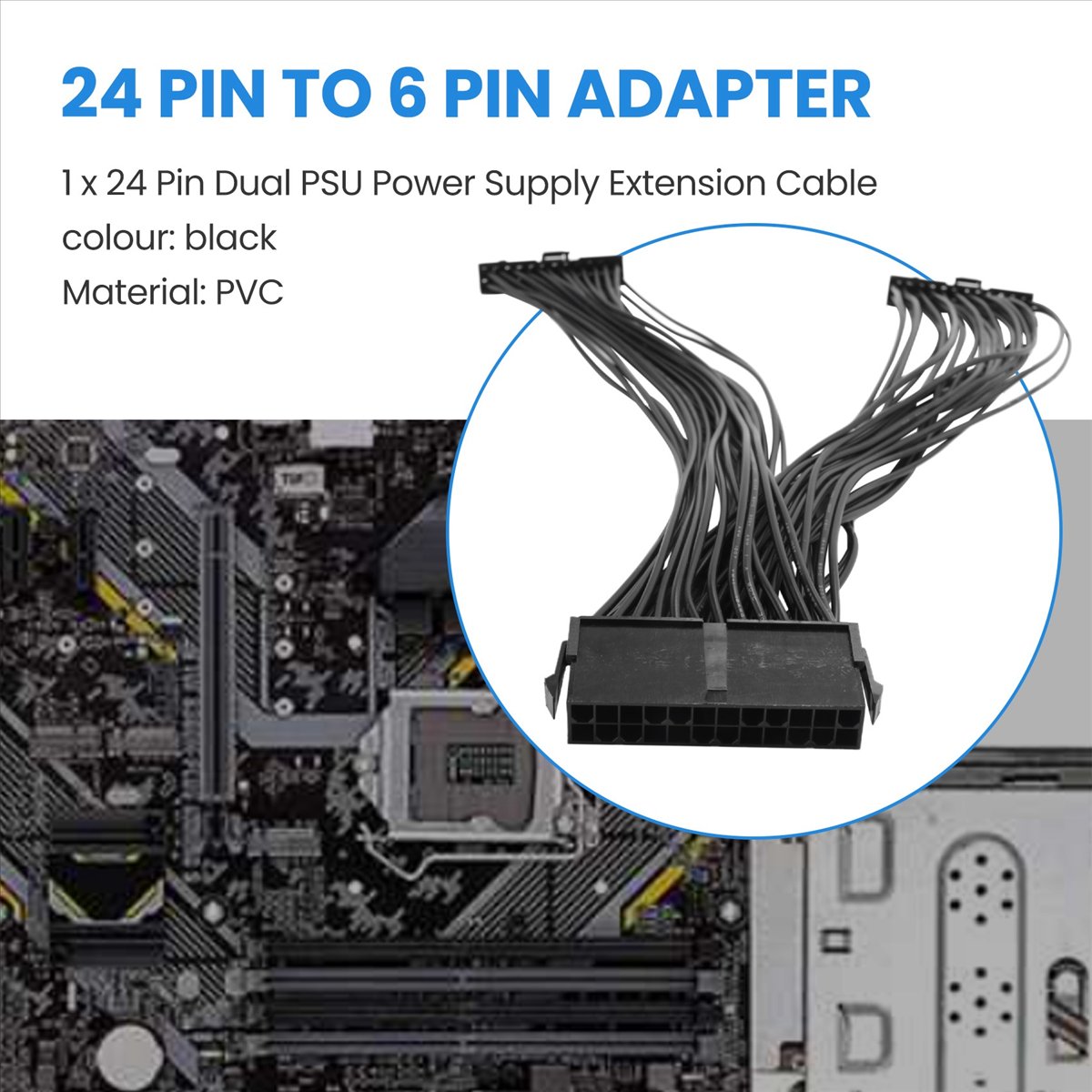 Atx Power Supply - AS62 Dual PSU Power Supply 24-Pin