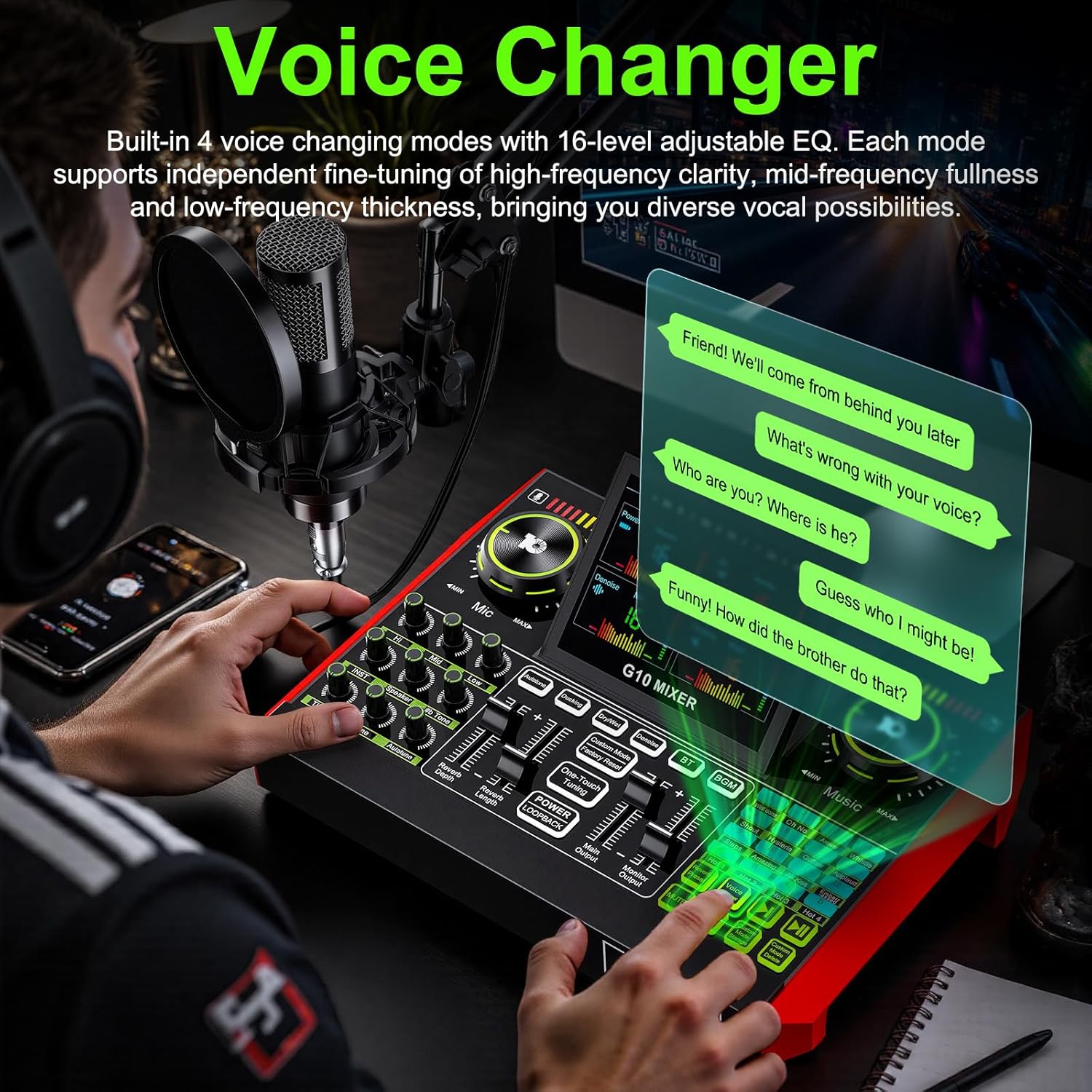 Gaming Pc Equipment - Tenlamp G10 Live Streaming Audio Interface