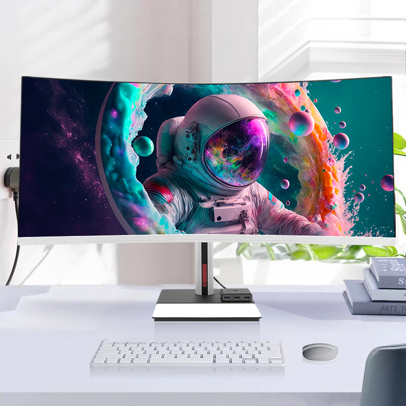 Pc Gaming I7 - 34 Inch 4K Curved Screen Desktop