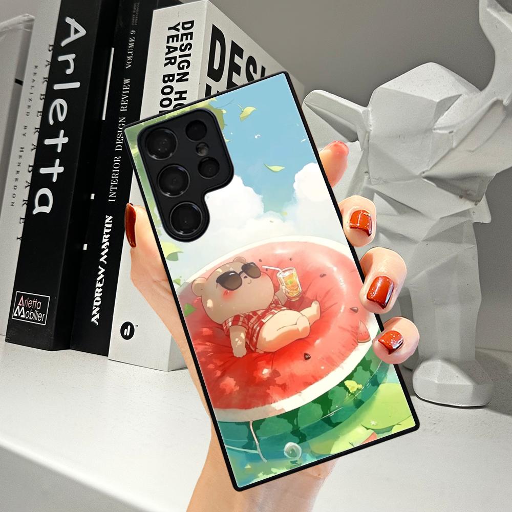 Summer Cool Watermelon Cat Pho - đánh giá và giá Pc Case Tempered Glass