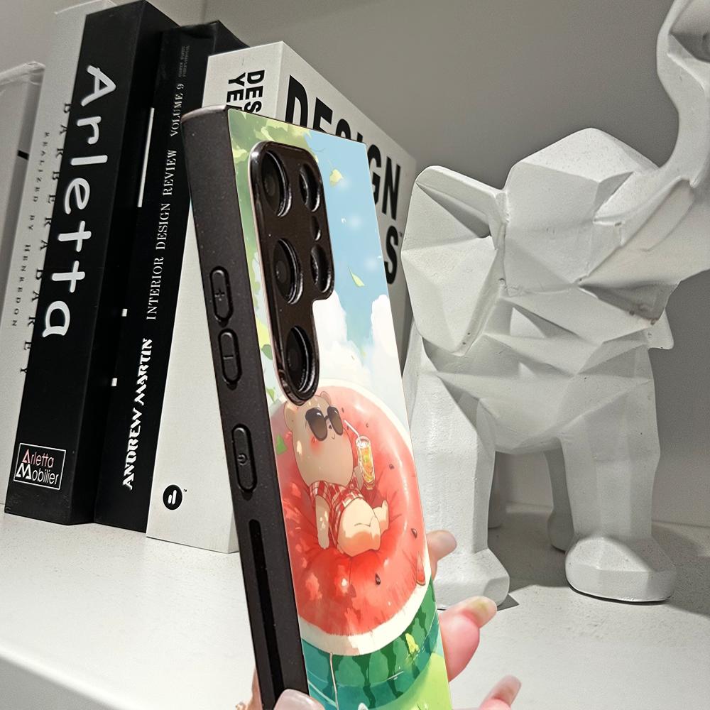 Summer Cool Watermelon Cat Pho - đánh giá và giá Pc Case Tempered Glass
