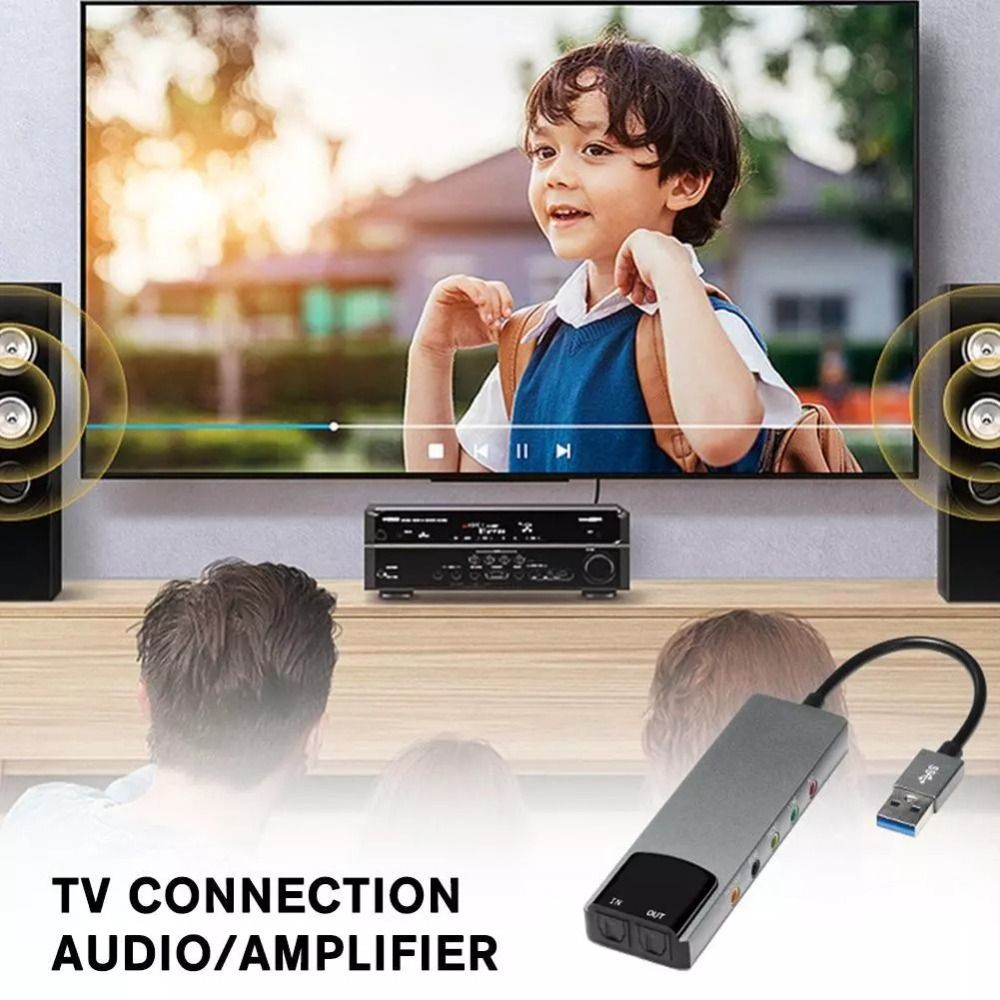 New USB Sound Card 7.1 5.1 Cha - đánh giá và giá Pc Gaming Game
