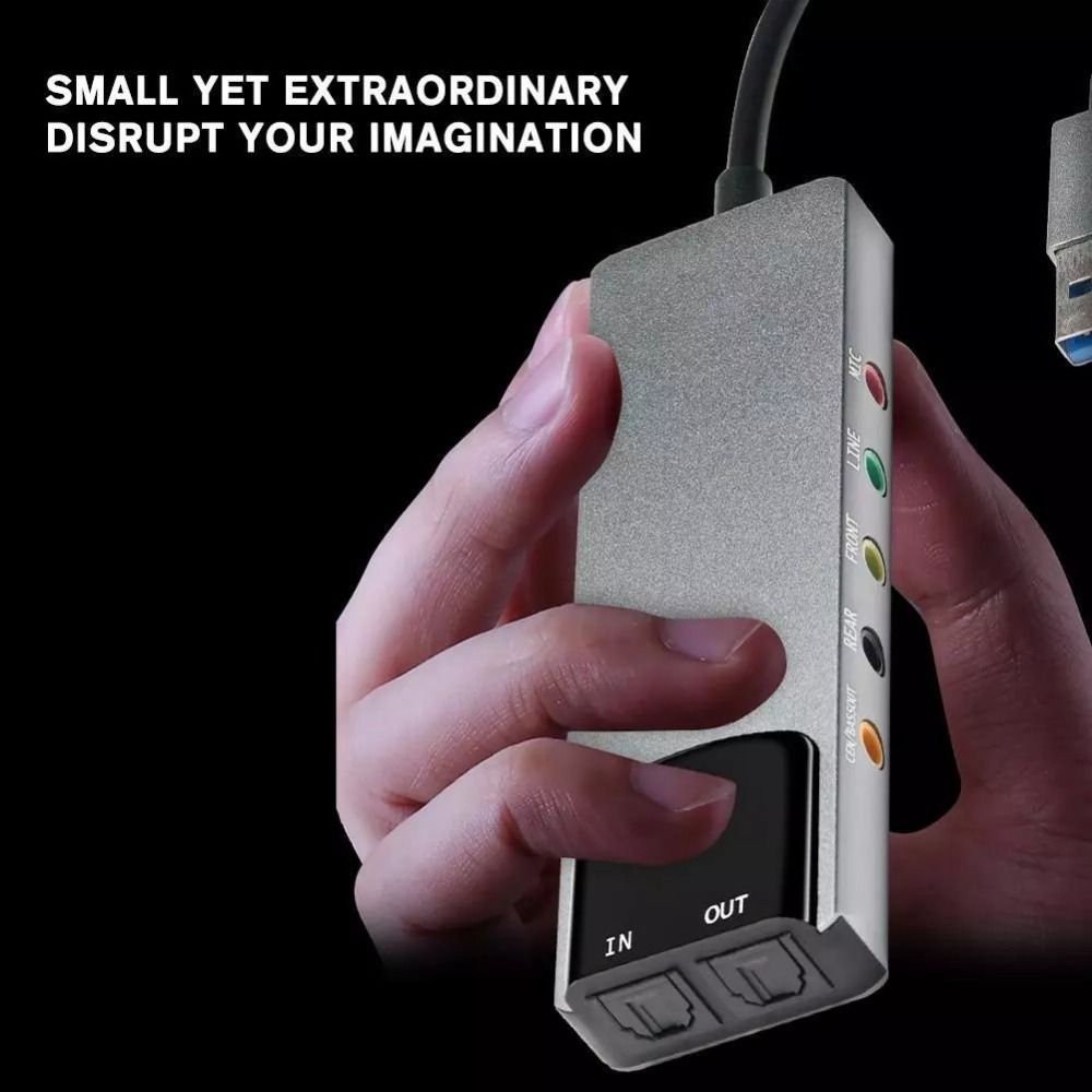 New USB Sound Card 7.1 5.1 Cha - đánh giá và giá Pc Gaming Game