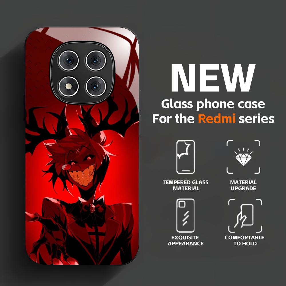 A-Hazbin h-Hotel-Alastor Phone - đánh giá và giá Pc Case Tempered Glass