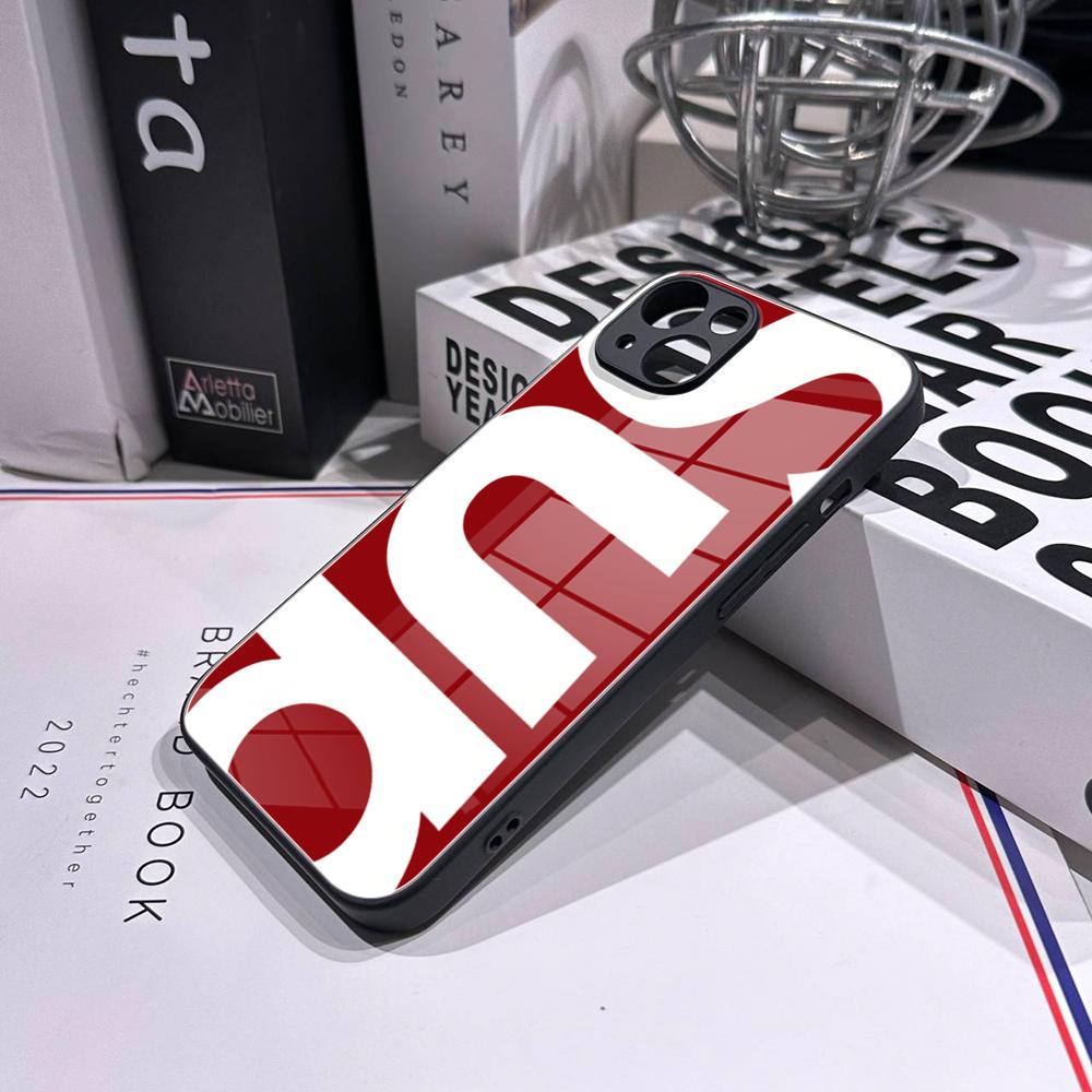 Simple Letter Patterns Phone C - đánh giá và giá Pc Case Tempered Glass