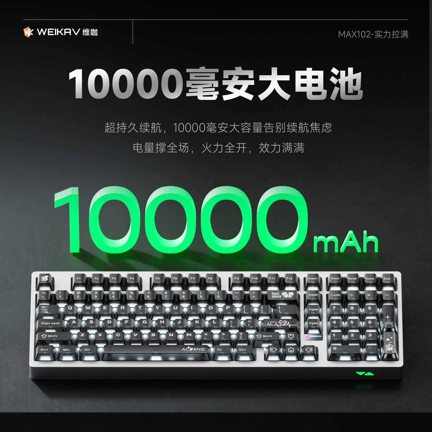 Weika Max102 Aluminum Case Wir - đánh giá và giá Pc Gaming Keyboards