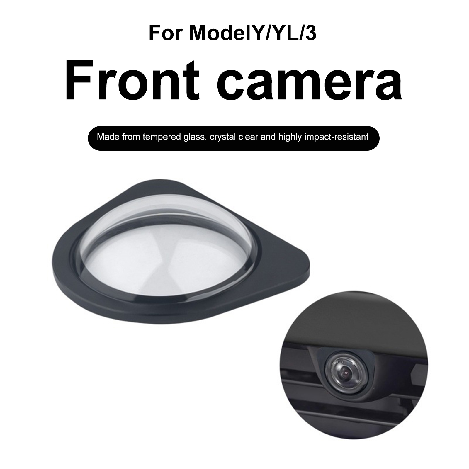 HD Clear Front Camera Protecto - đánh giá và giá Pc Case Tempered Glass