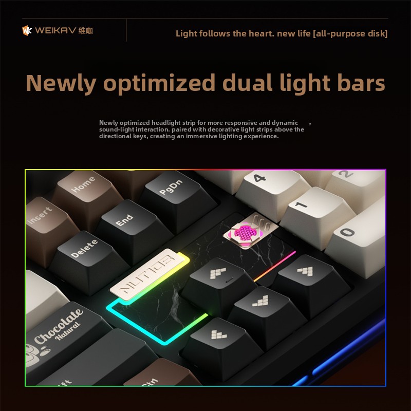 WEIKAV NUT108 Mechanical Keybo - đánh giá và giá Gaming Pc Equipment
