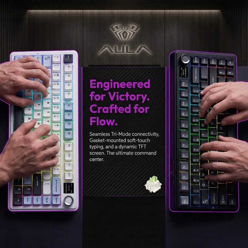 AULA F75 Max Mechanical Keyboa - đánh giá và giá Pc Gaming Keyboards
