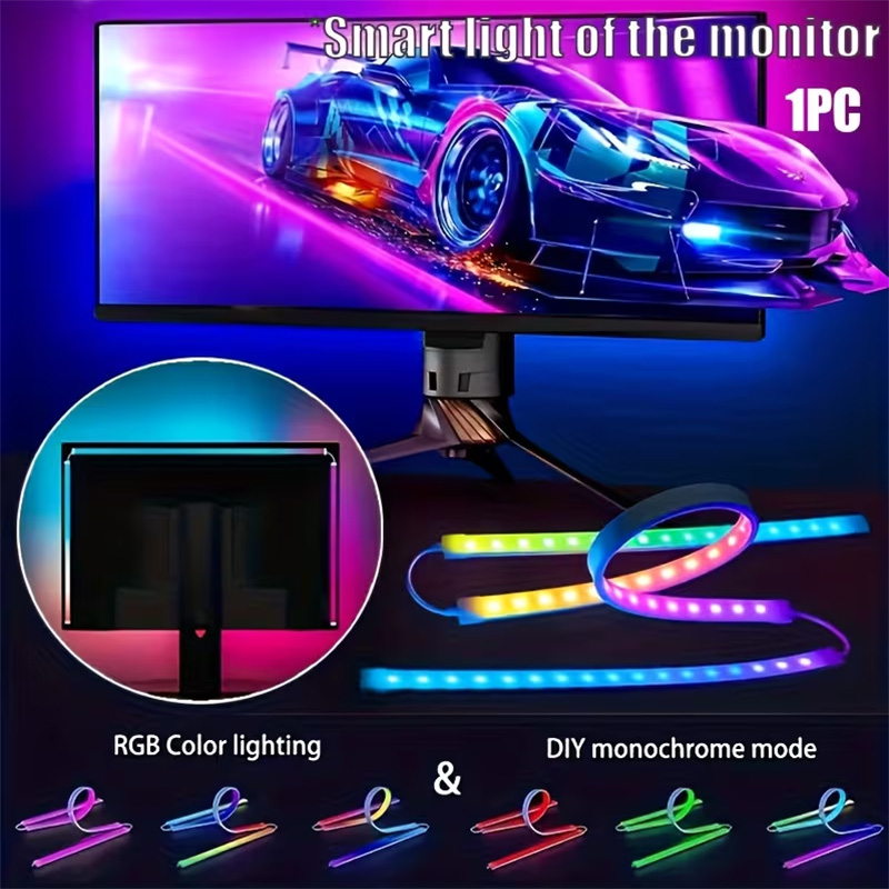RGB Gaming Lights Strip Monito - đánh giá và giá Pc Gaming Game