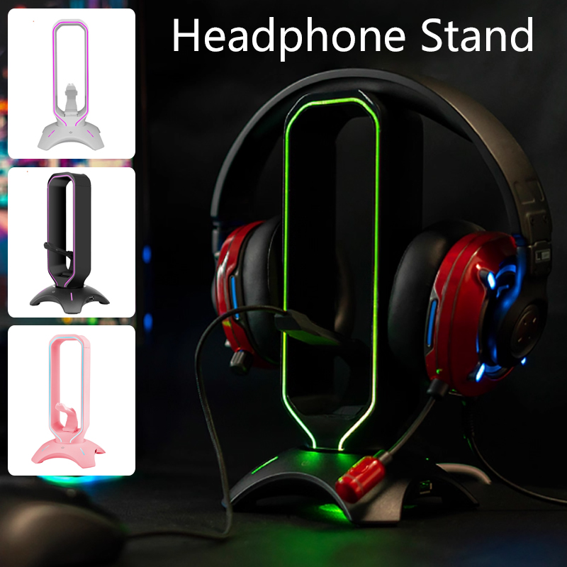 RGB Gaming Headphone Stand wit - đánh giá và giá Mouse Bungee Holder