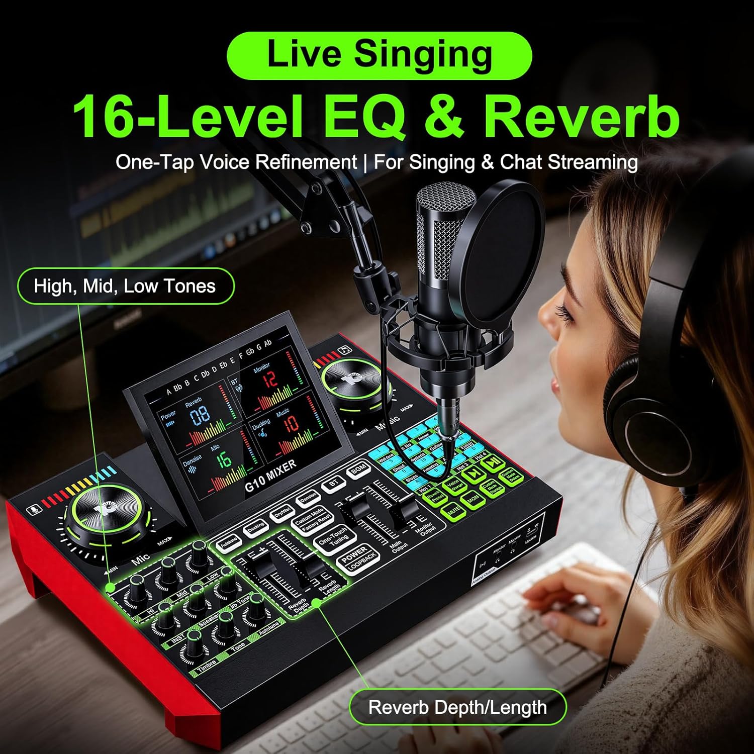 Tenlamp G10 Live Streaming Aud - đánh giá và giá Gaming Pc Equipment