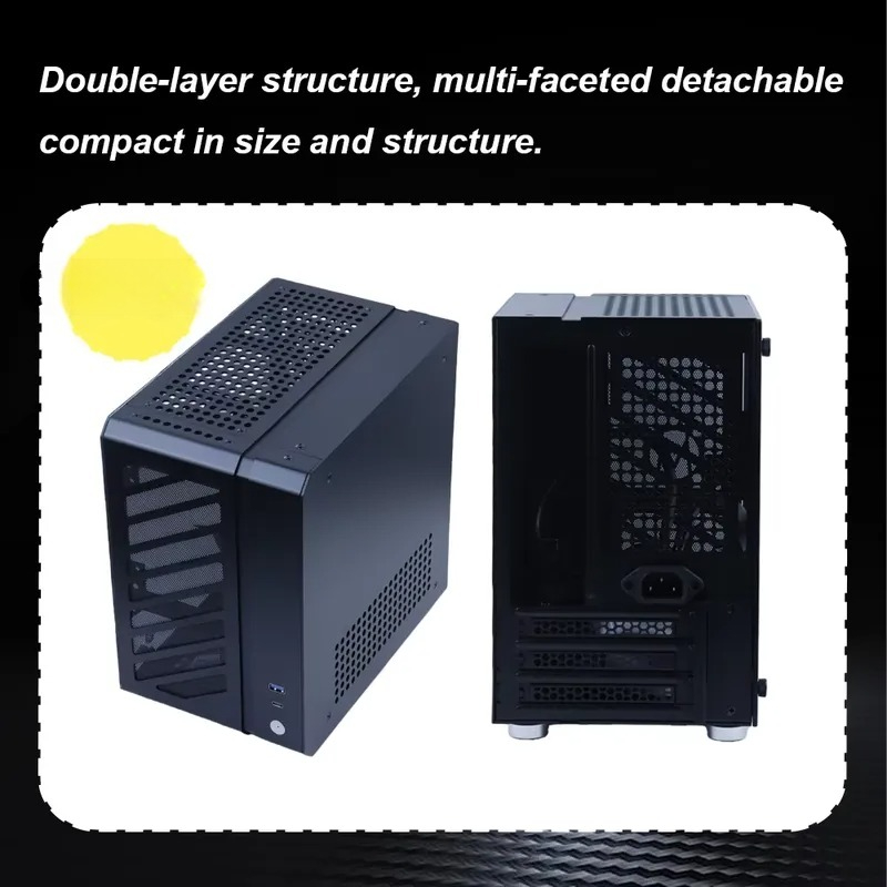 C24 Sugar Cube Air&TypeC Versi - đánh giá và giá Pc Case Tempered Glass