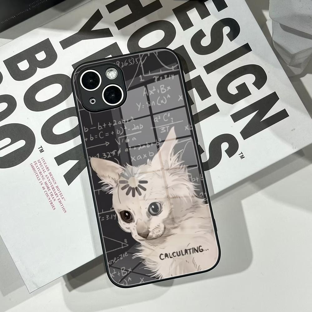 Art Formula Cat Graffiti Phone - đánh giá và giá Pc Case Tempered Glass