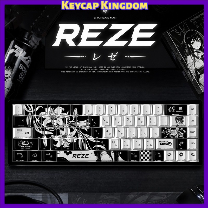 NEW Reze 5.0 Anime Keycaps Cha - đánh giá và giá Gaming Pc Equipment