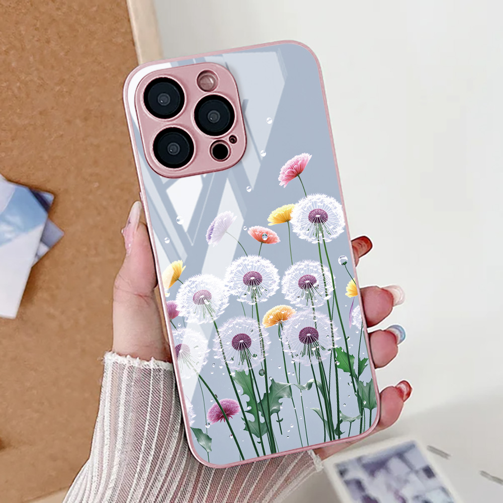 Lotus Flower Phone Case For iP - đánh giá và giá Pc Case Tempered Glass