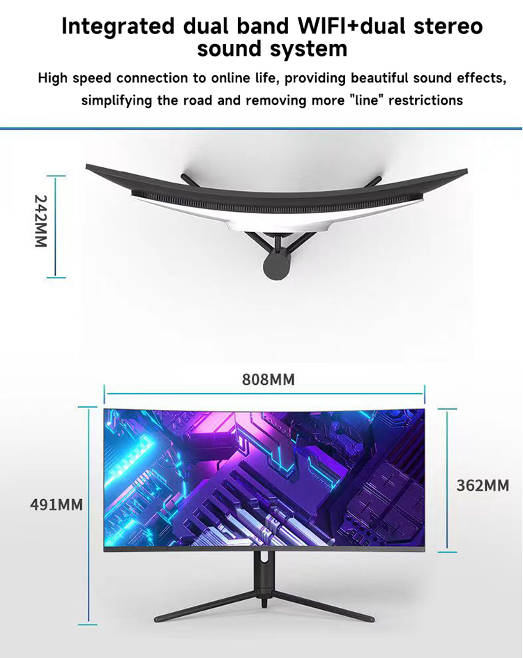 34 Inch 4K Curved Screen Deskt - đánh giá và giá Pc Gaming I7